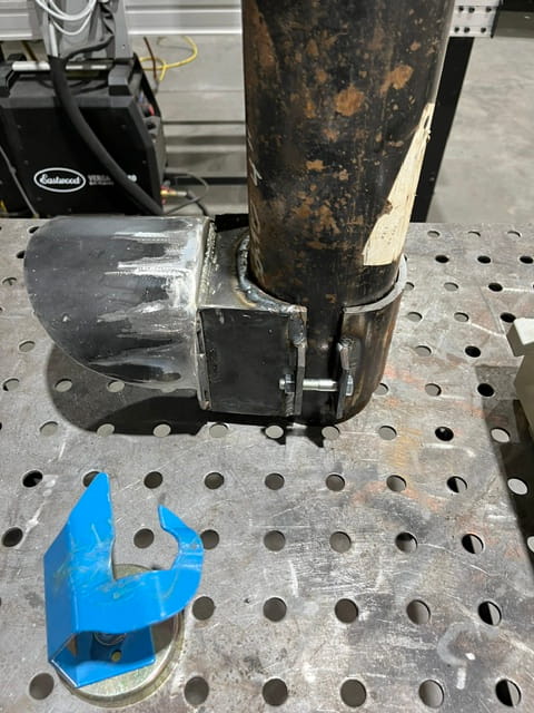 Custom Fabricated Security Camera Mount - In Progress